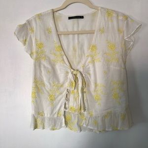 Abercrombie Cropped Blouse